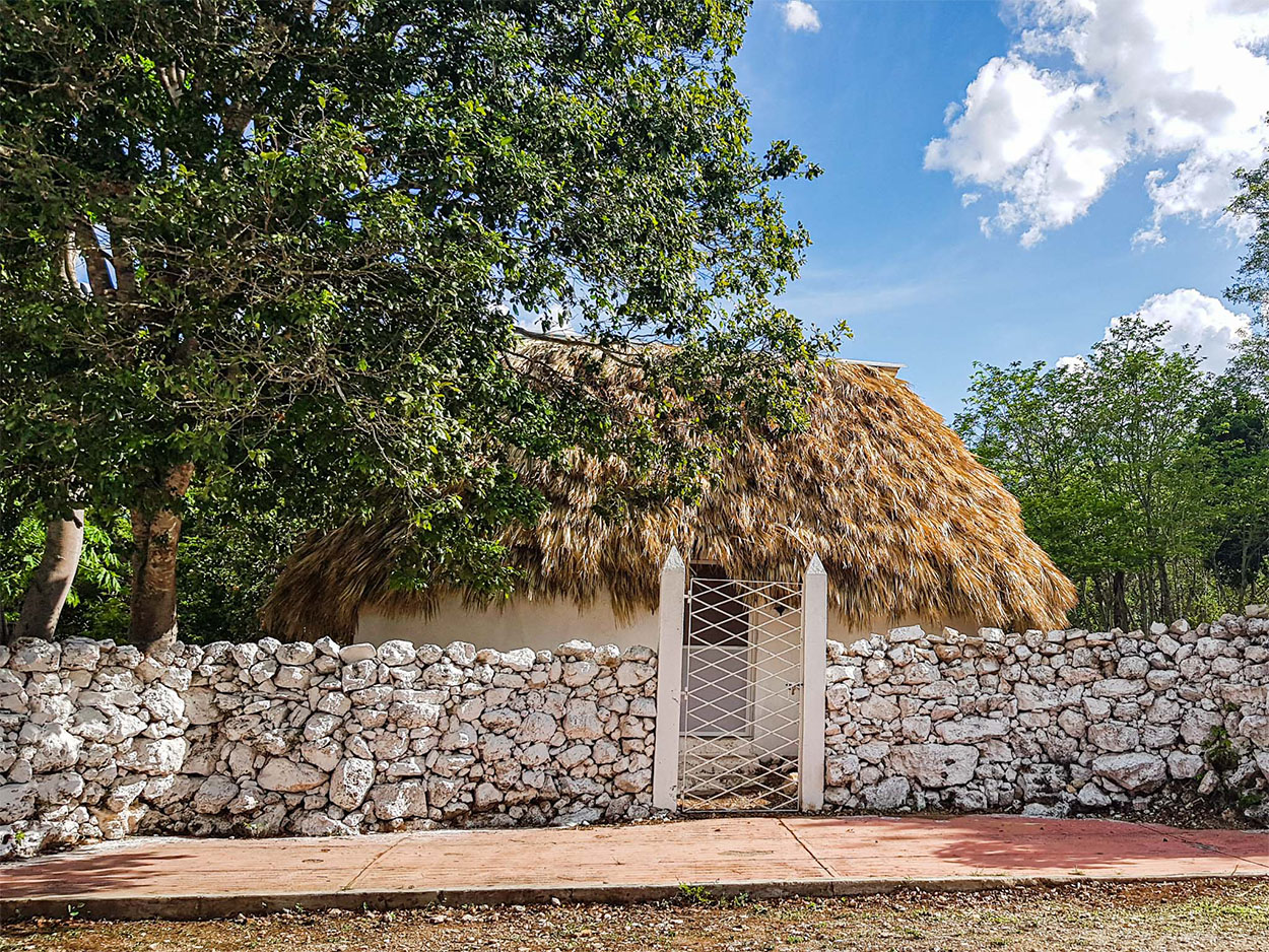 La construcción de la casa maya